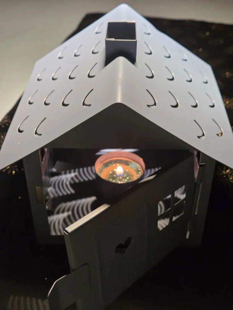 Metal House Tealight Holder (Ikea)