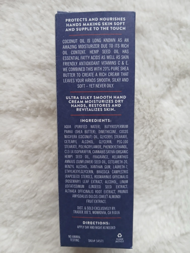 Trader Joe's Ultra Moisturizing Hand Cream (3oz) - photo 2