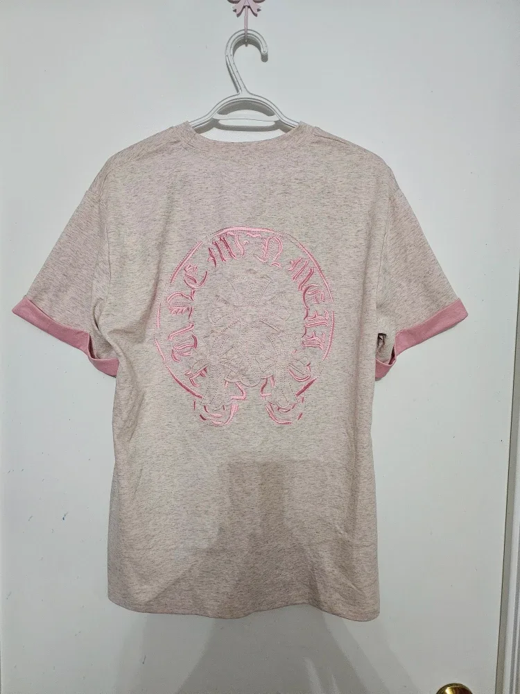 Chrome Hearts T-Shirt Pink Logo image indicator(2)
