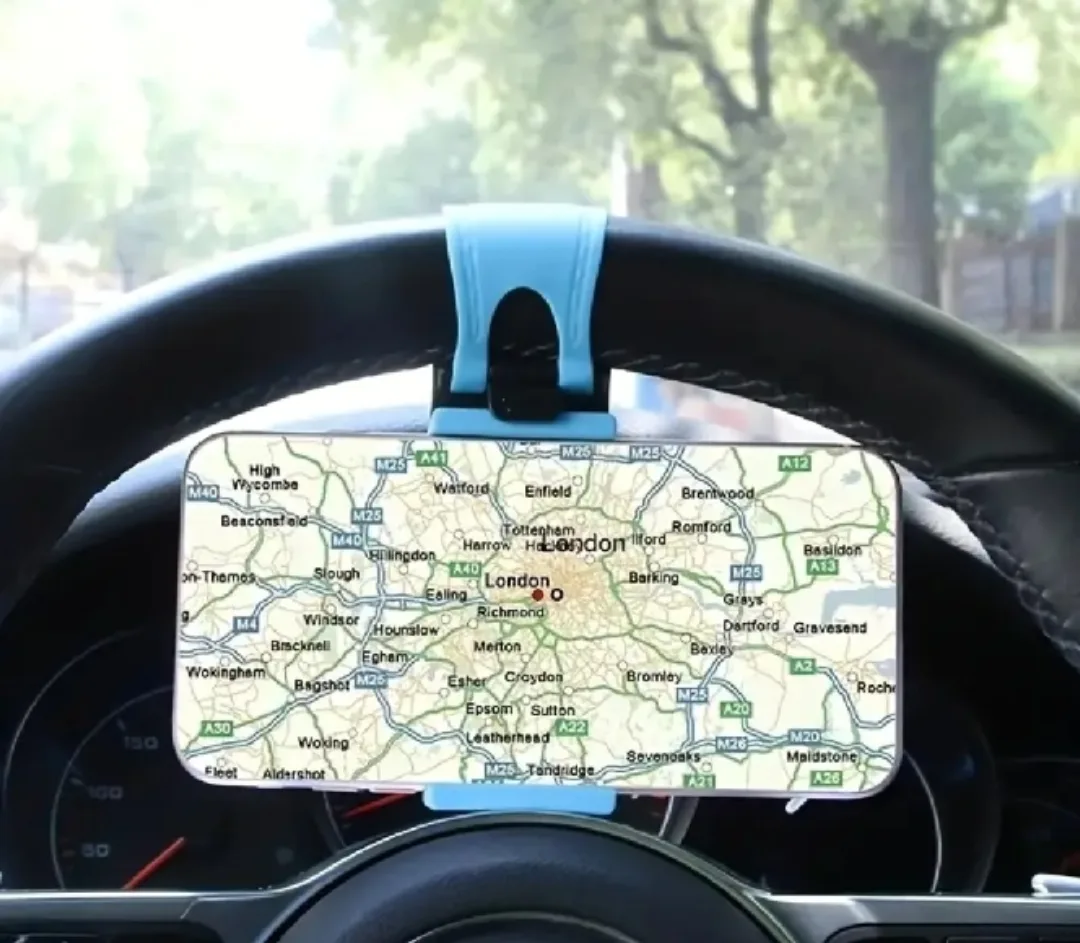 🚗 Steering Wheel Phone Holder Mount – Hands-Free Control 📱 image indicator(2)