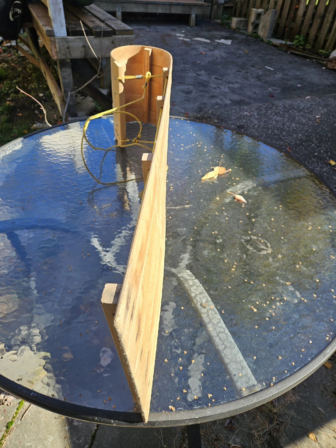 Vintage Wooden Toboggan Sled - photo 3