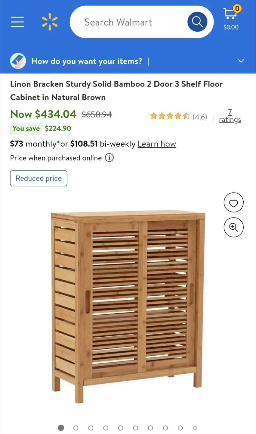 Storage Bamboo Cabinet image indicator(2)