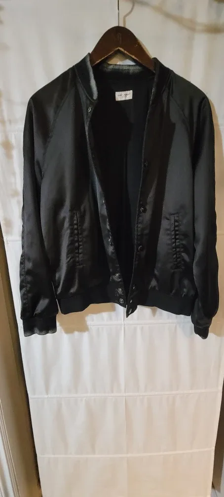 Saint Laurent Black Bomber Jacket image indicator(3)