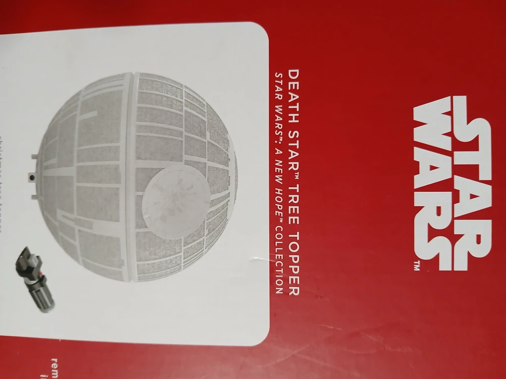 Hallmark Star Wars Death Star Tree Topper - New - photo 2