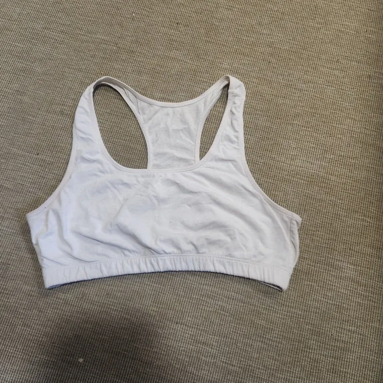 White Sports Bra