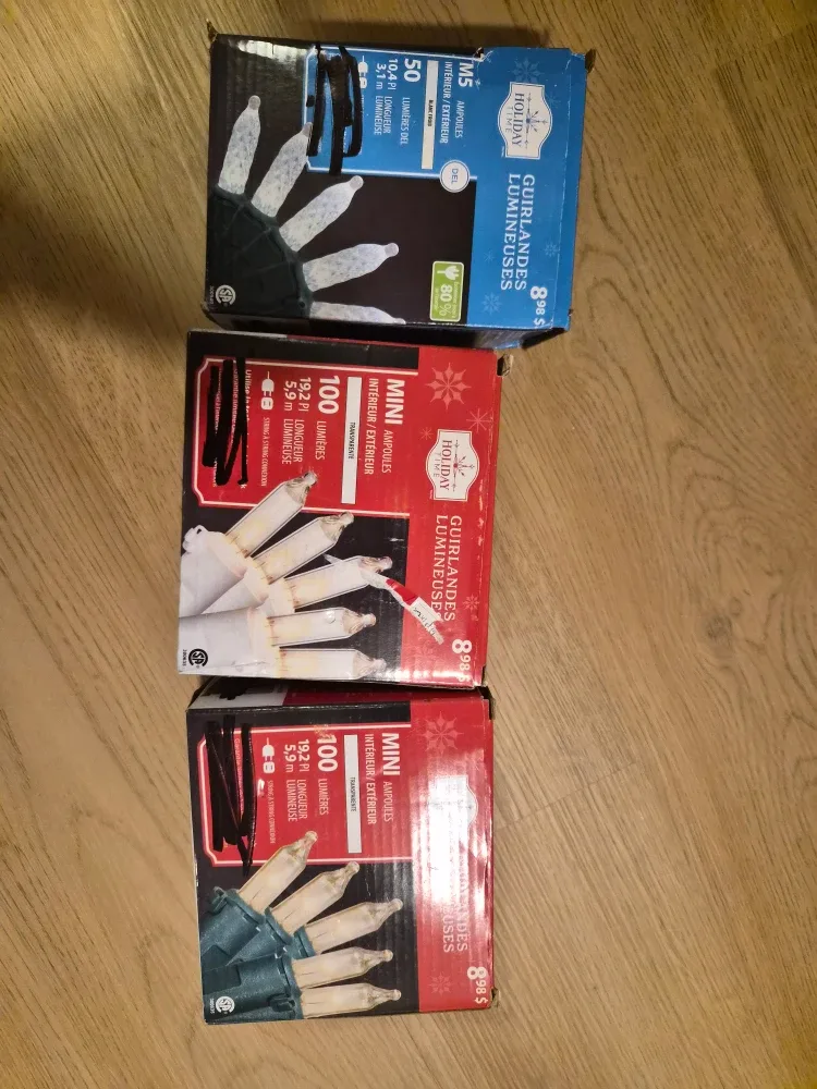 Holiday Time String Lights - 50 & 100 Lights