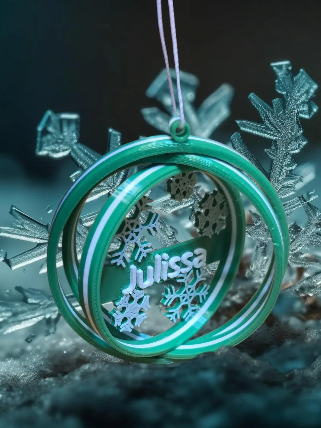 Personalized Christmas Ornament - Julissa