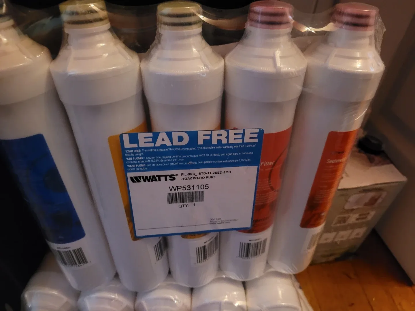 Watts WP531105 Water Filter 5-Pack - NEW