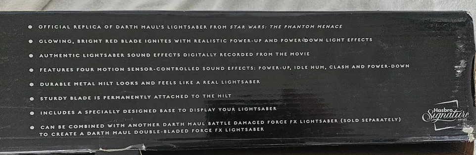 New Star Wars Signature Series Darth Maul Battle Light Saber image indicator(8)