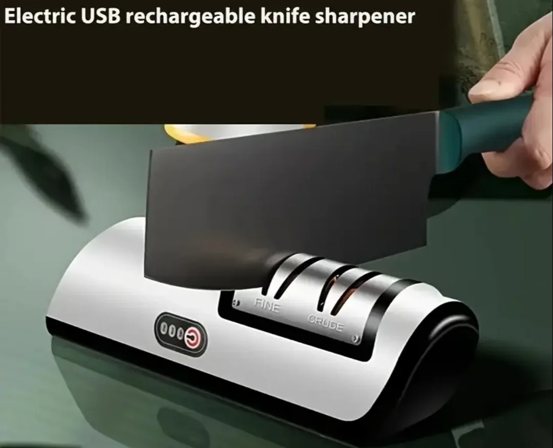 ⚡ Electric USB Rechargeable Knife Sharpener ⚡ image indicator(3)