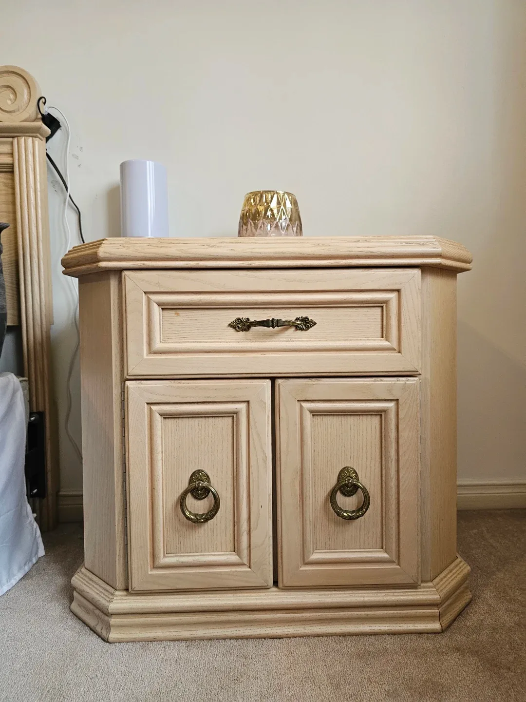 Wooden Bedroom Set - Bed, Dresser, Nightstands image indicator(2)