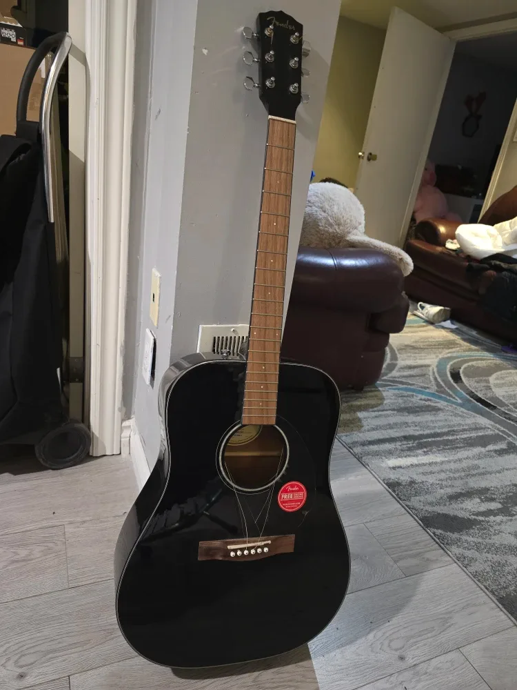 Fender CD-60S Black Acoustic Guitar
