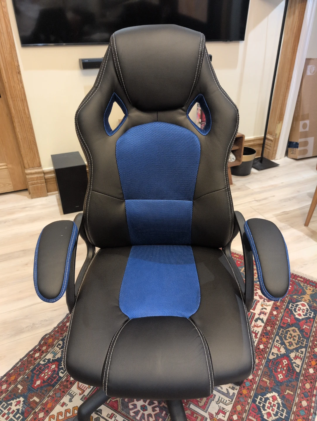 Gaming Chair - Black and Blue