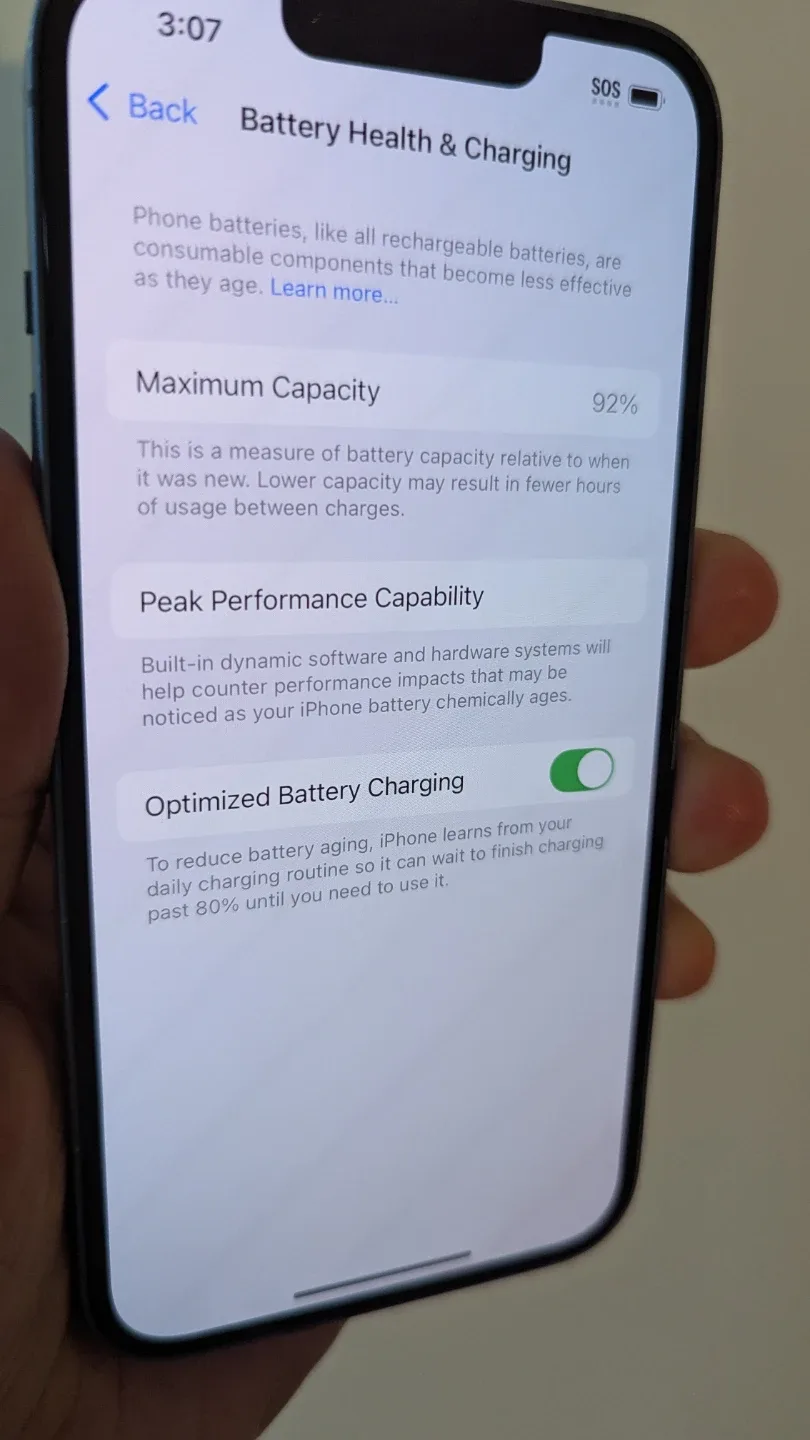 iPhone 14 - 128GB - Blue - 92% 🔋 image indicator(5)