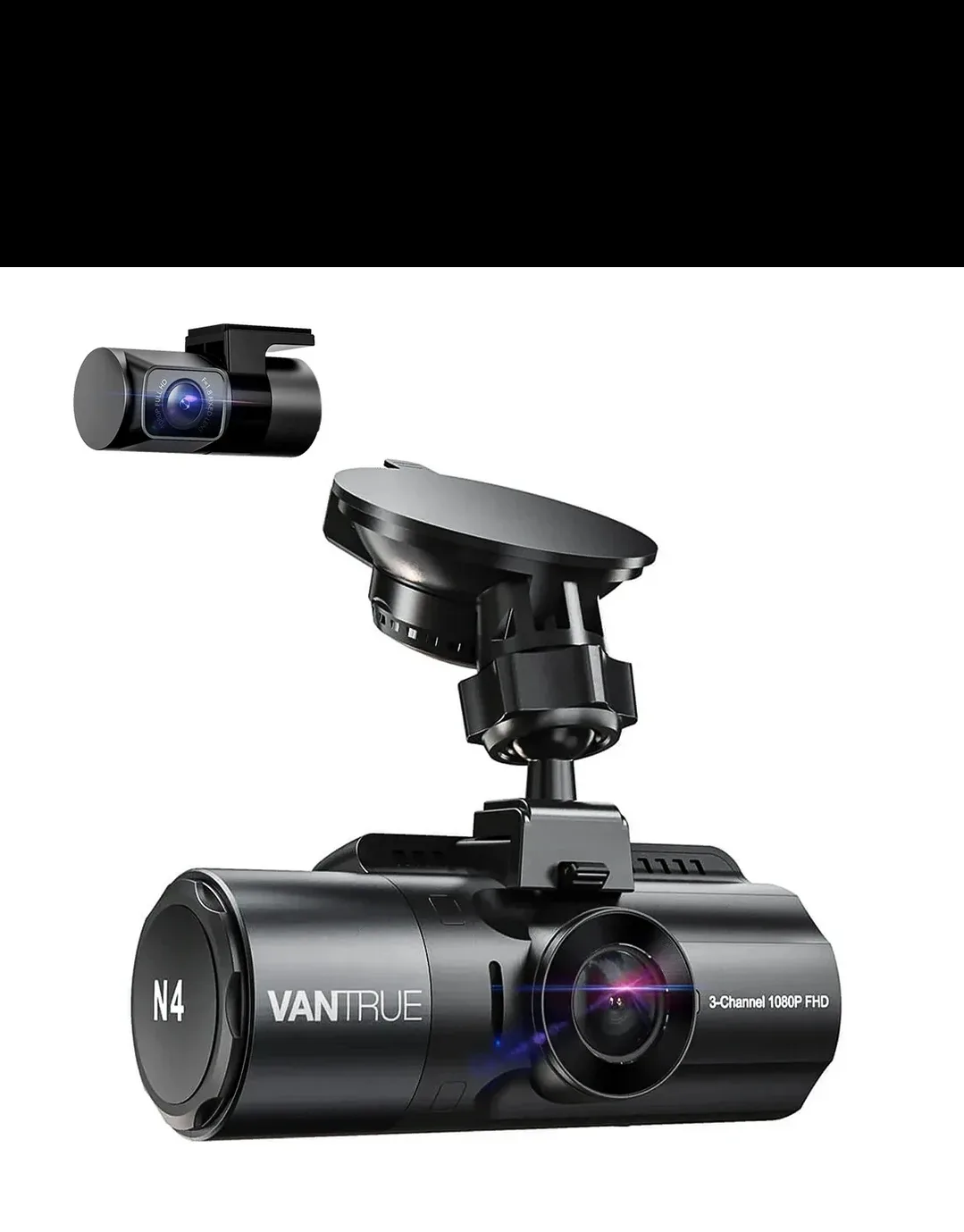 New Vantrue OnDash N4 -3 Channnl dashcam image indicator(2)