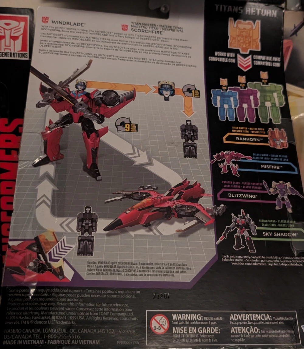 Transformers '16: Generations Titans Return Windblade Scorchfire - photo 2