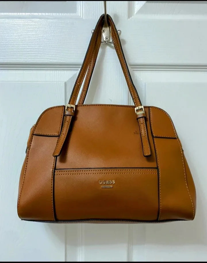 Used Guess Huntley Cali Satchel Handbag