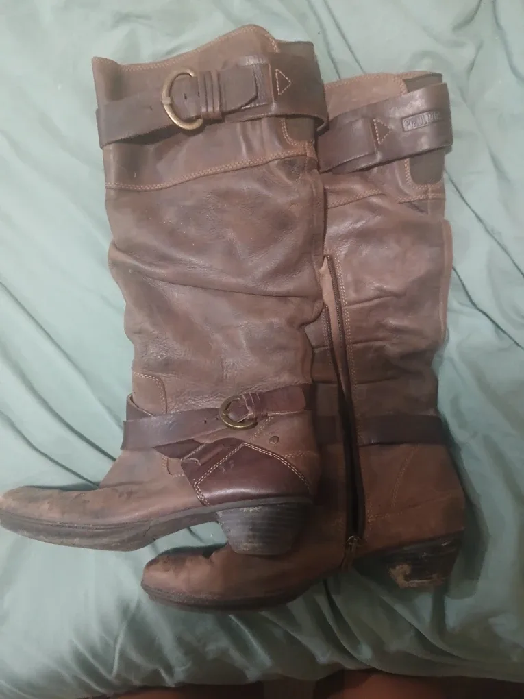 Pikolinos Leather Boots, Size 38