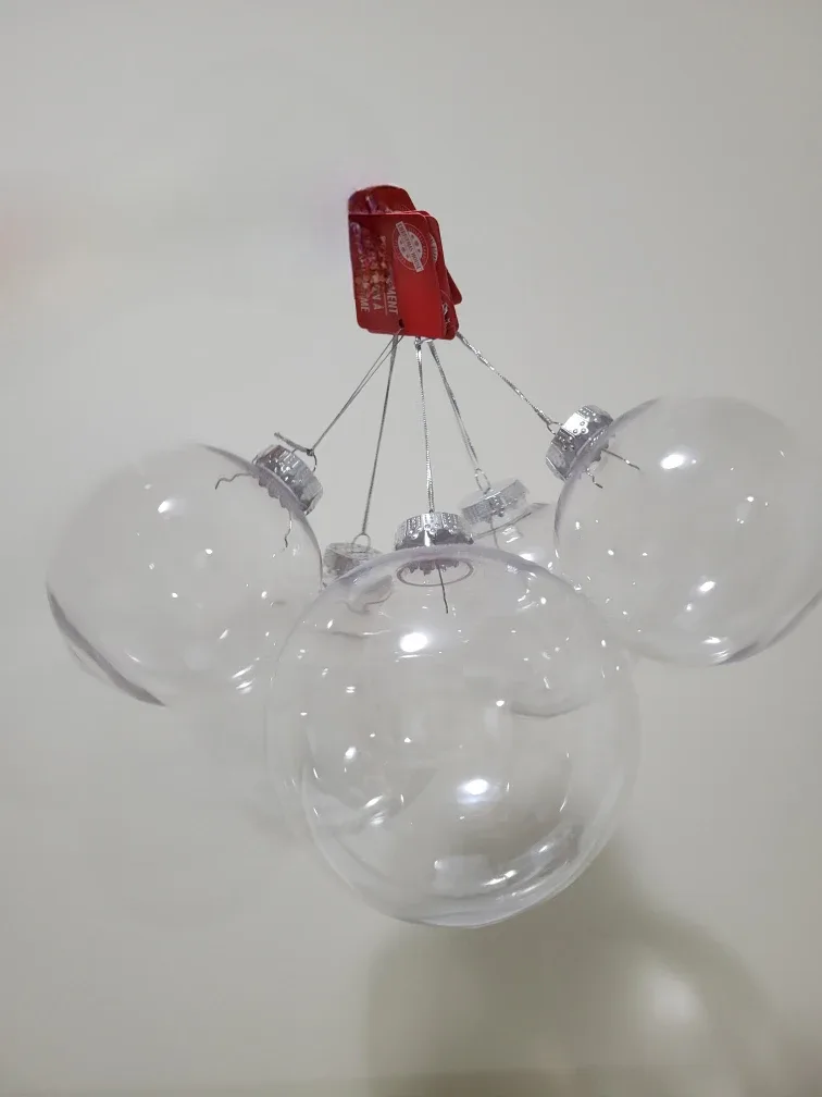 Clear Fillable Christmas Ornaments - New!