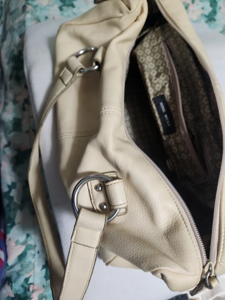 Nine West Cream Leather Shoulder Bag - photo 2
