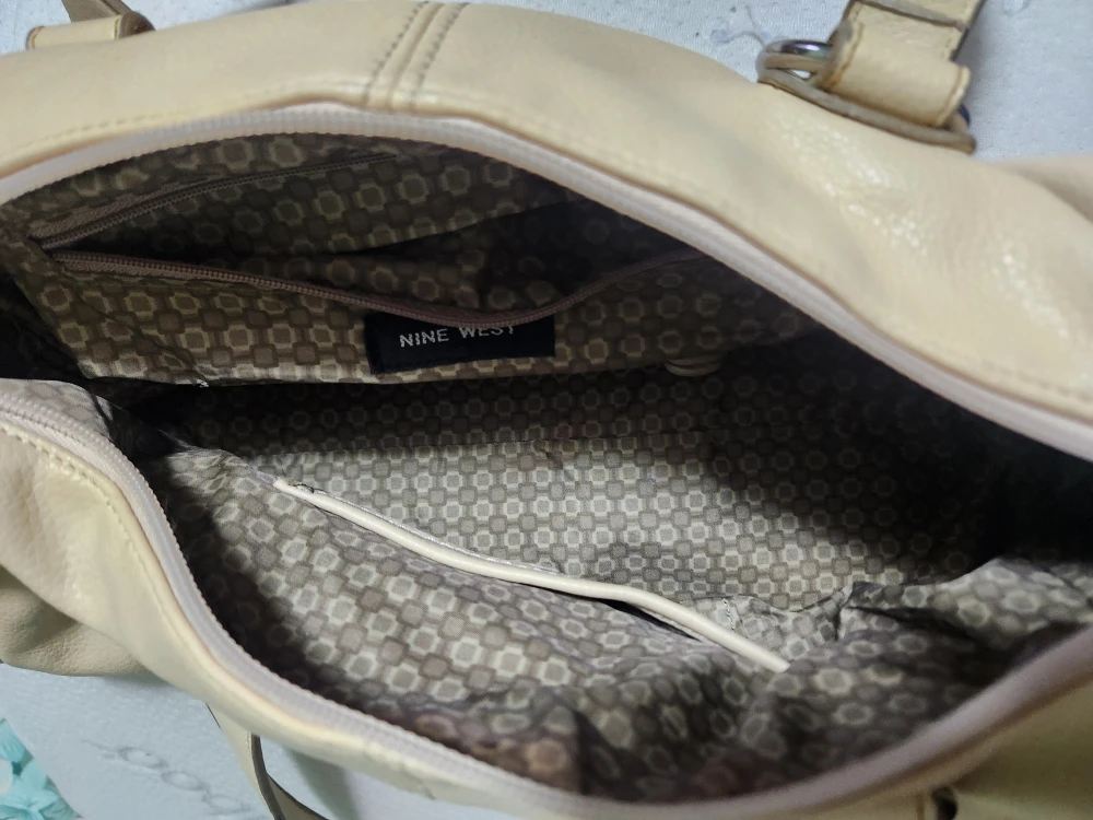 Nine West Cream Leather Shoulder Bag - photo 5