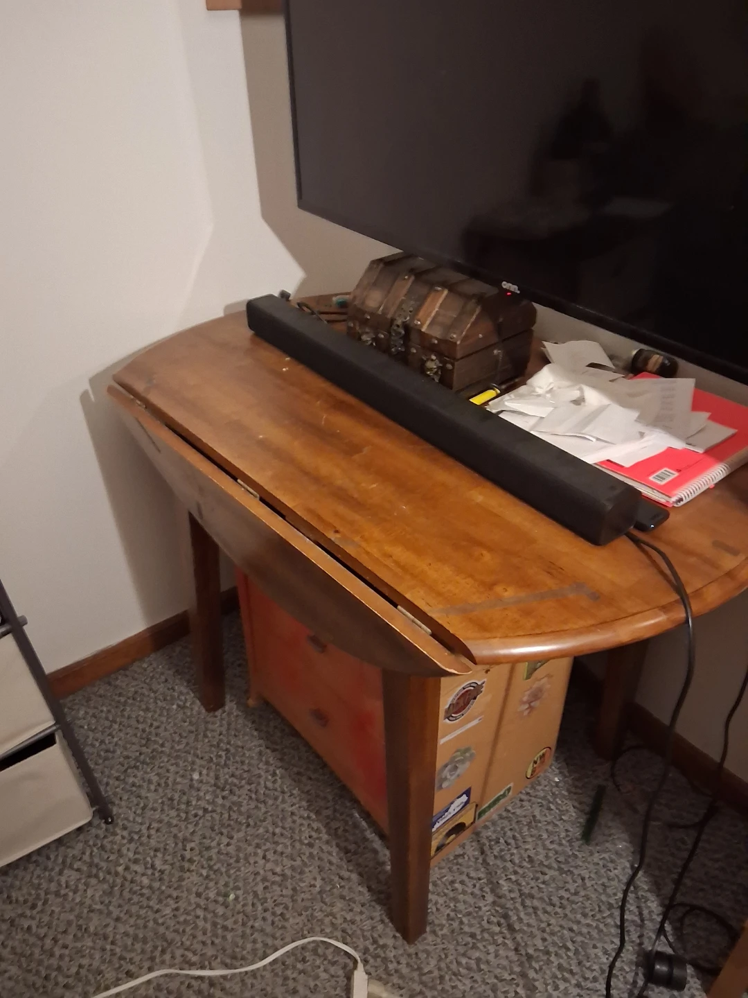 Wooden Drop Leaf Table