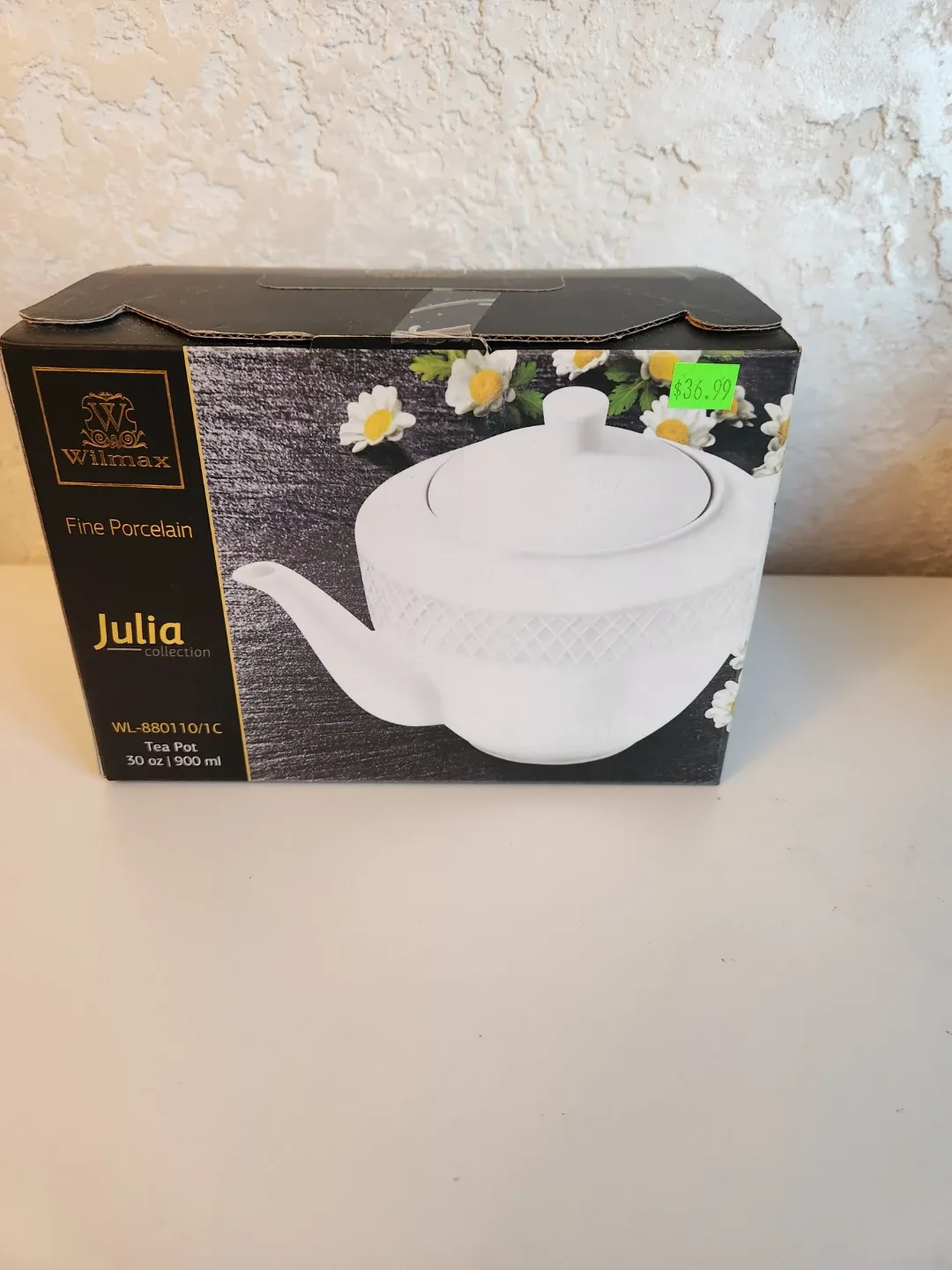 Wilmax Julia Fine Porcelain Tea Pot 30 oz
