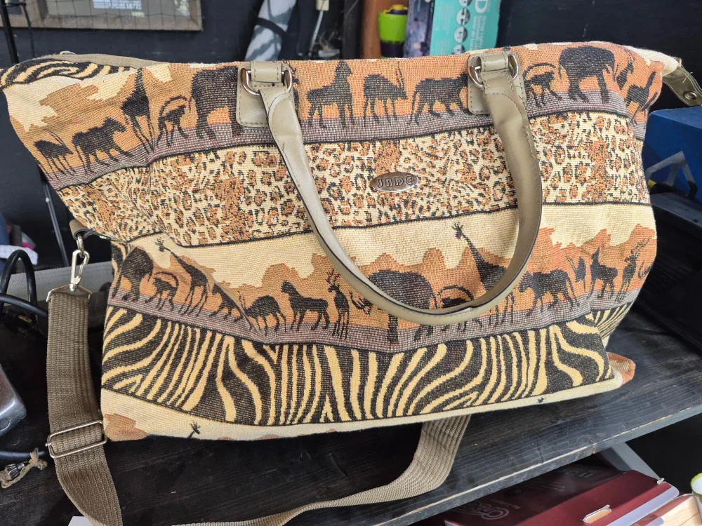 Jude Safari Print Duffle Bag image indicator(4)