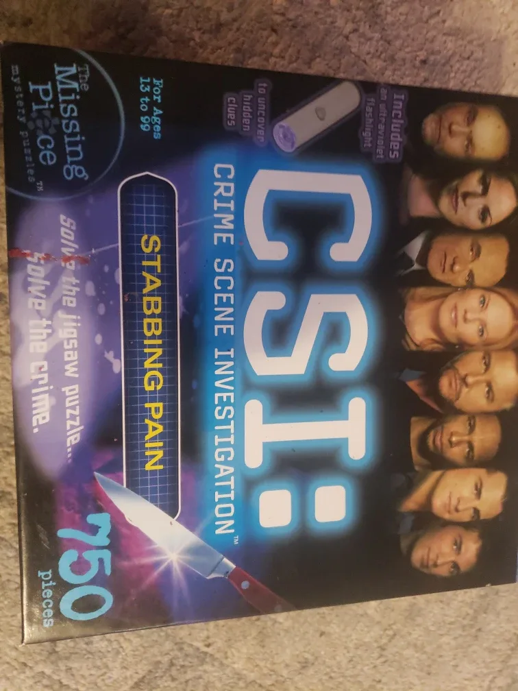 CSI: Stabbing Pain 750-Piece Jigsaw Puzzle