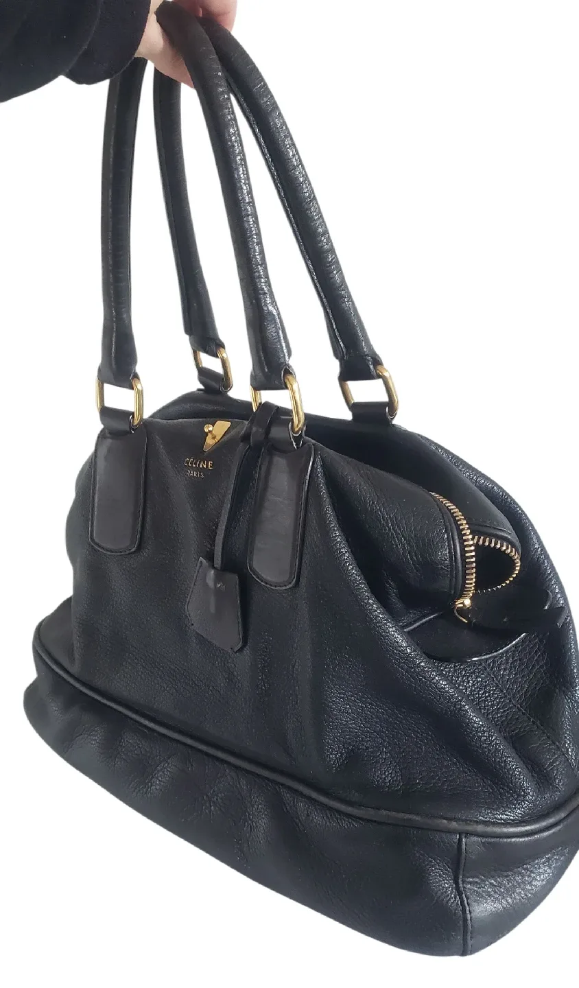 Vintage Celine Phoebe Philo Era Padlock Key Tote image indicator(6)