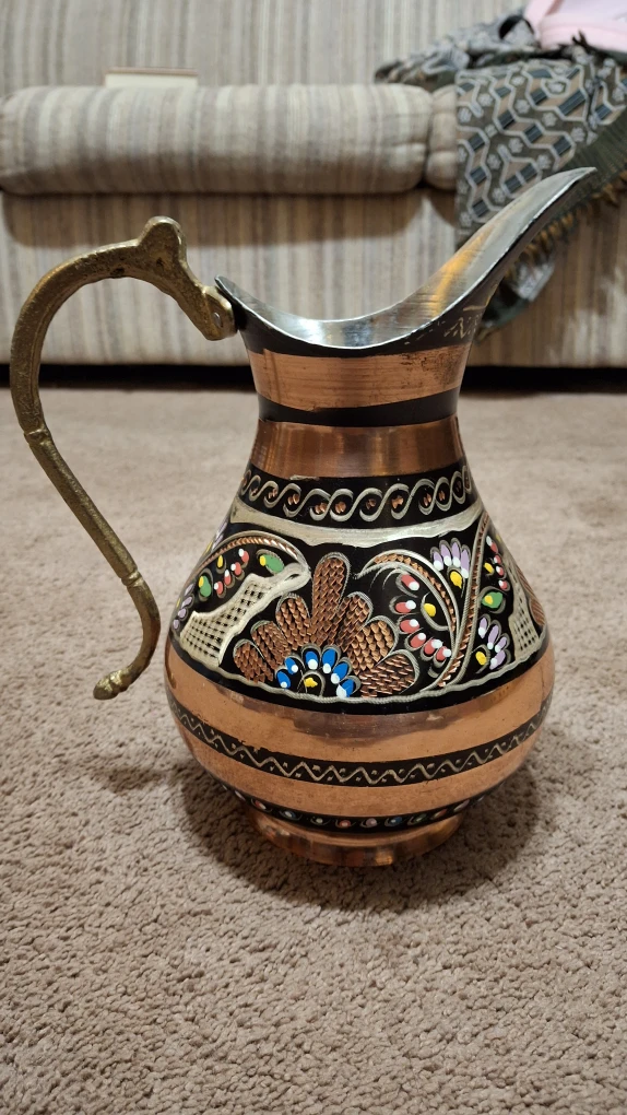 Handcrafted Copper Pitcher