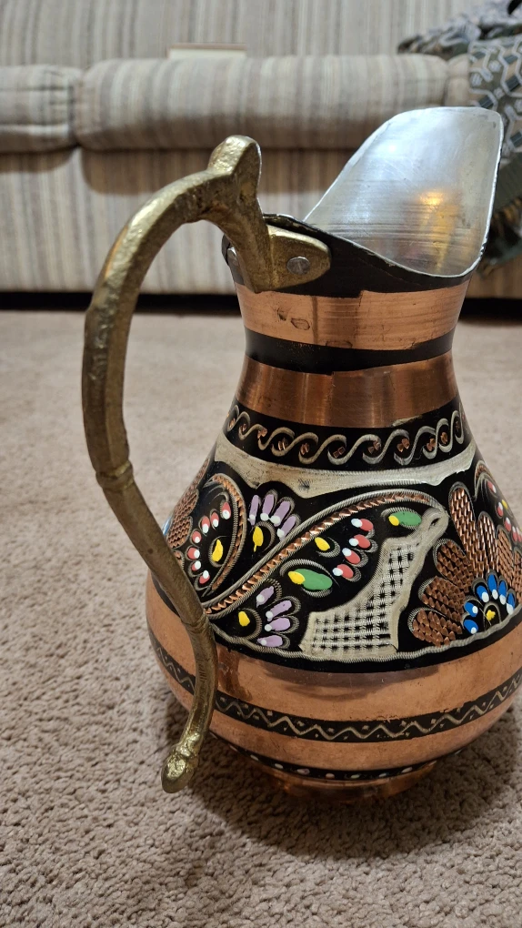 Handcrafted Copper Pitcher - photo 2