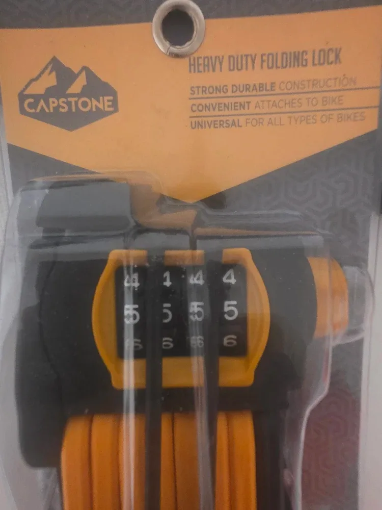 Capstone Heavy Duty Folding Bike Lock - New in Package! image indicator(2)