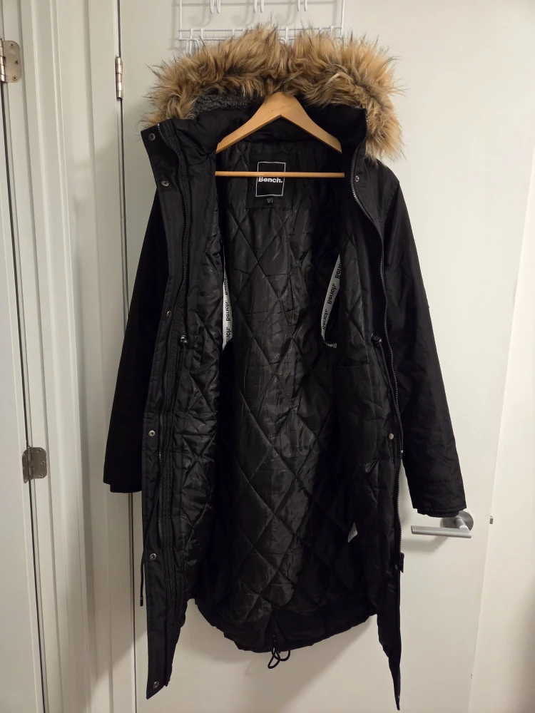 Bench Black Winter Coat with Fur Hood - photo 2