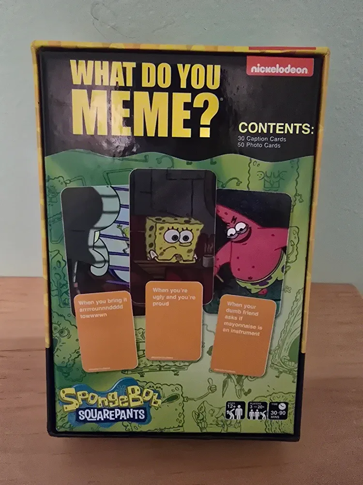 SpongeBob SquarePants What Do You Meme? Game image indicator(2)