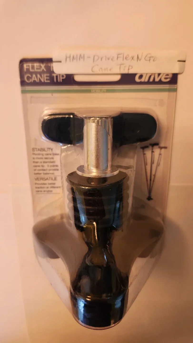 New Drive Flex 'N Go Cane Tip for Stability