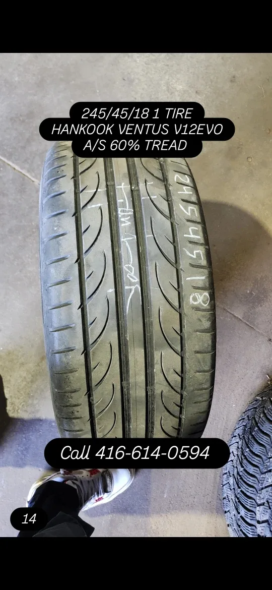 Hankook Ventus V12 Evo Tire - 245/45/18