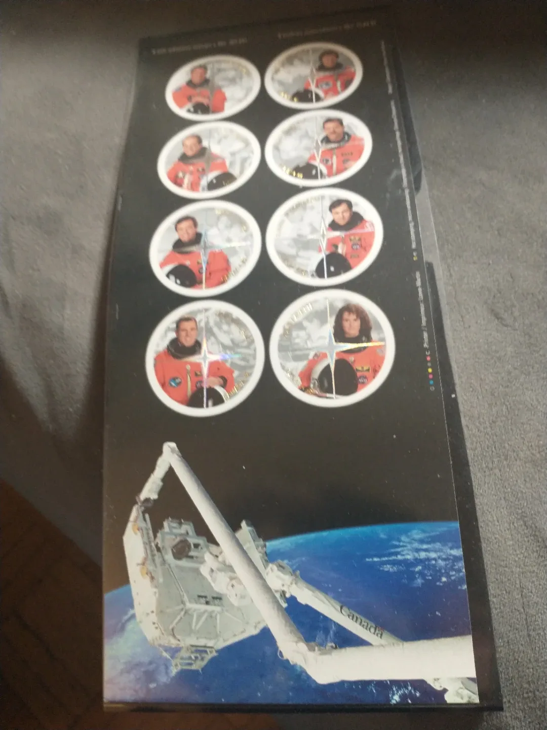 2003 Canada 48 cent astronauts souvenir sheet image indicator(2)