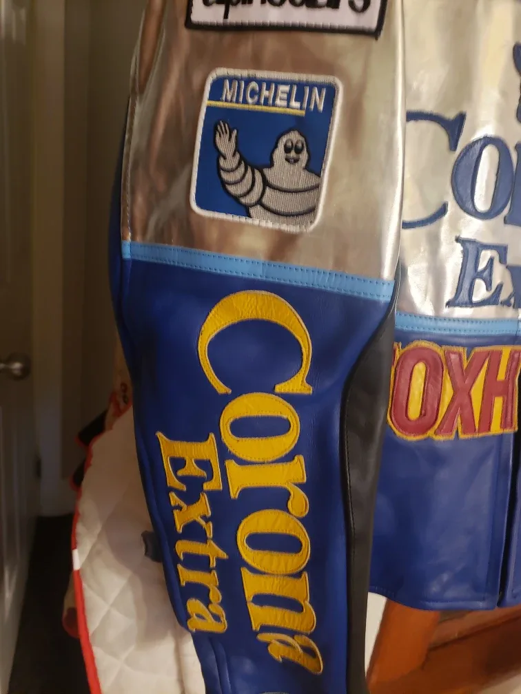 Corona Extra Super Bike Leather Jacket, Size L image indicator(2)