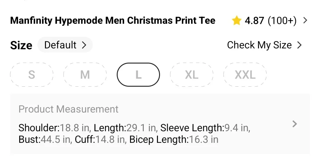 Men Christmas T-Shirt - Size L & Size XL - USED ONCE - $5 Each image indicator(2)