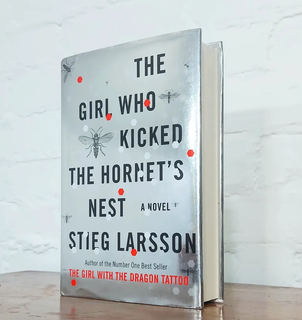 The Girl Who Kicked The Hornet's Nest hardcover book