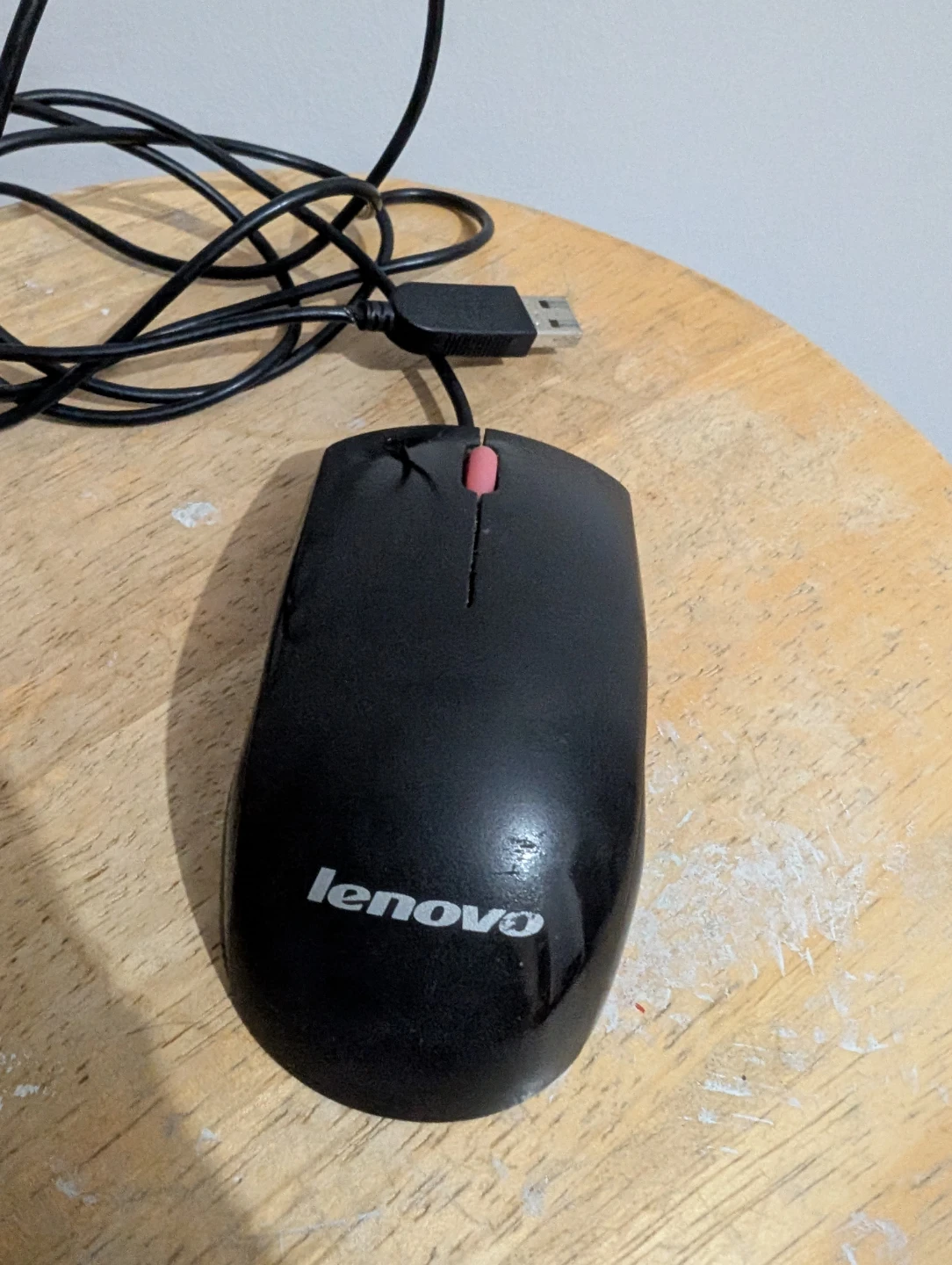Lenovo Black USB Mouse