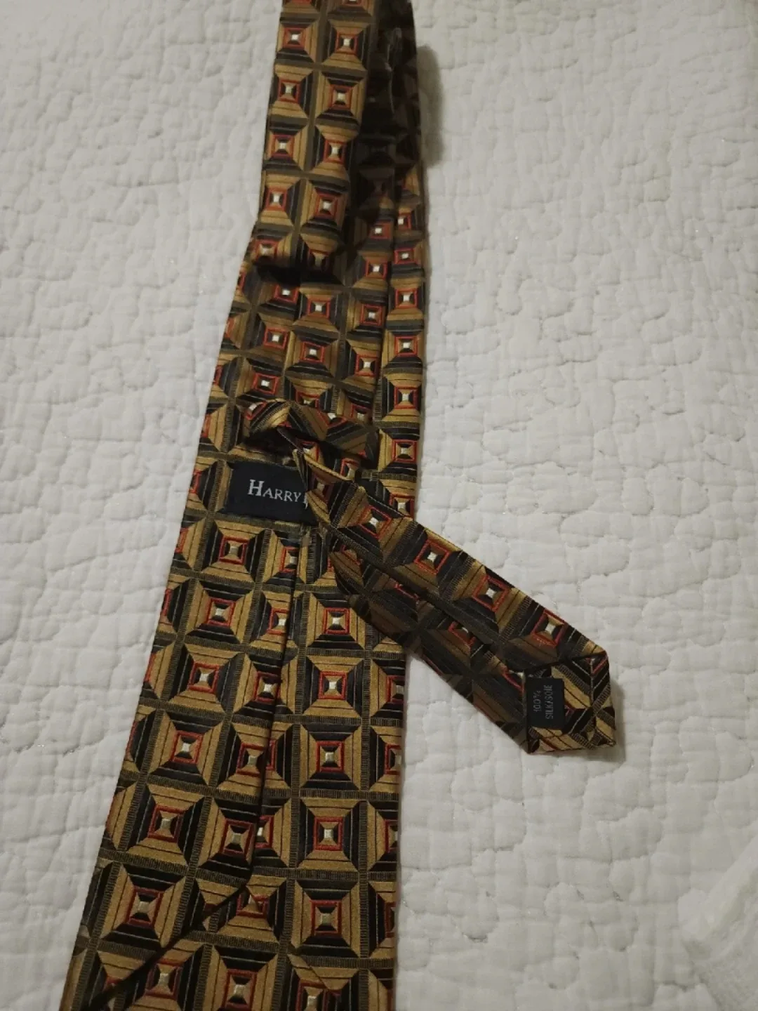Harry Rosen Geometric Pattern Tie image indicator(2)