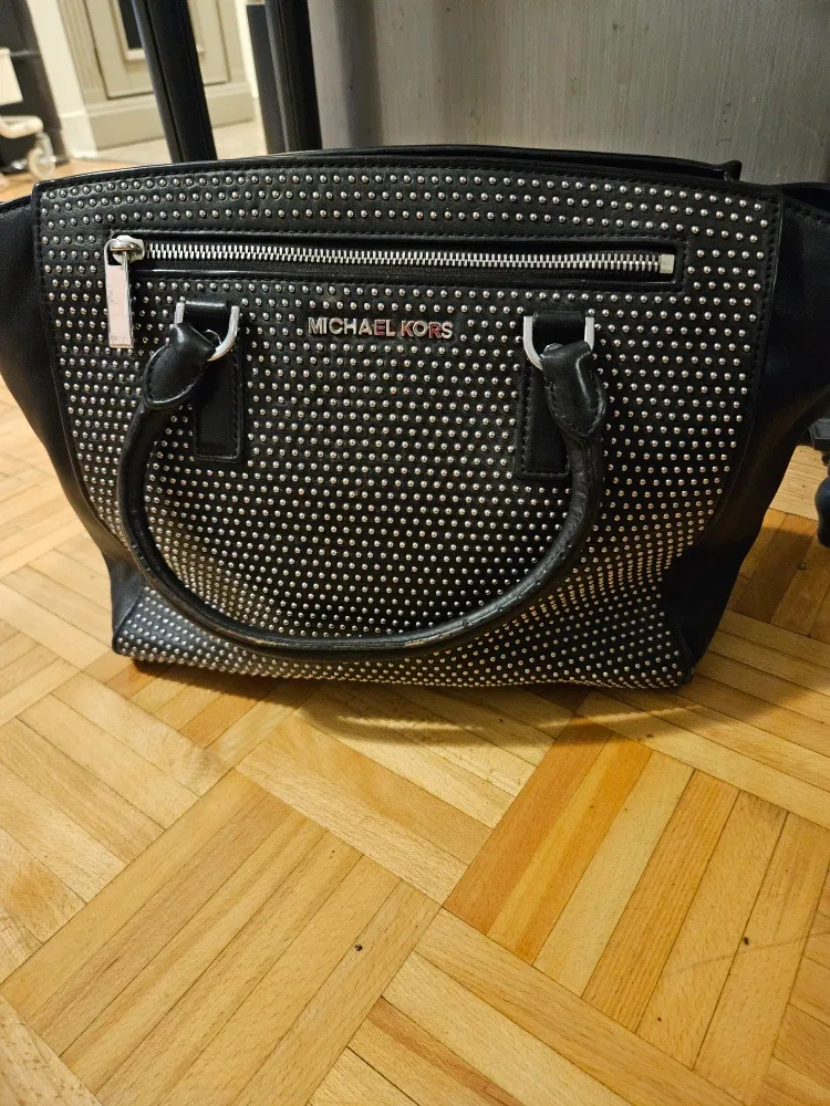 Michael Kors Black Leather Handbag