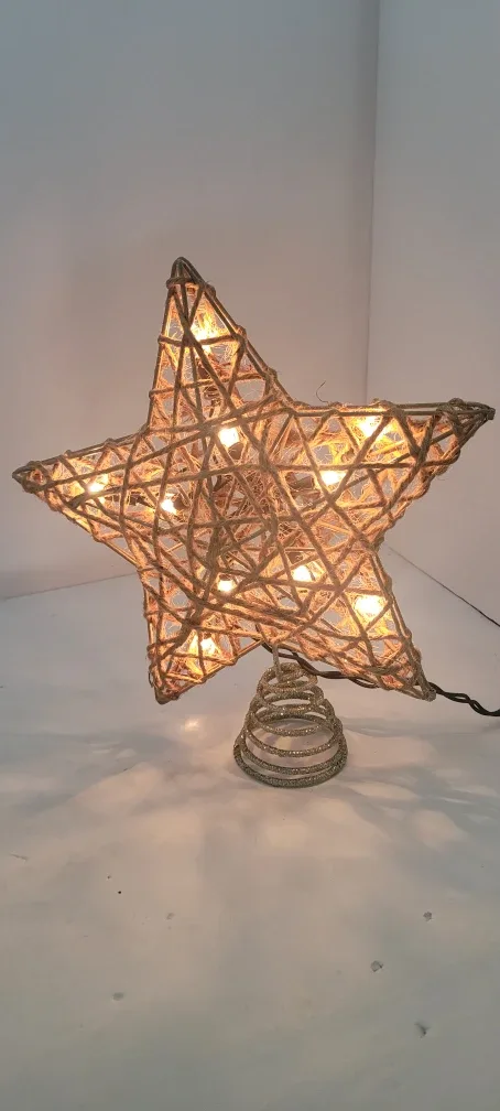 Star Christmas Tree Topper - 11 Inches