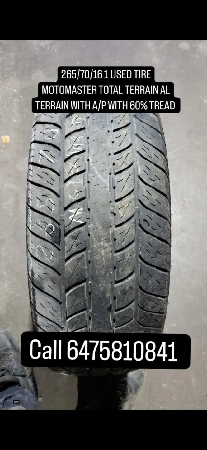 Motomaster Total Terrain A/P Tire 265/70/16 thumbnail