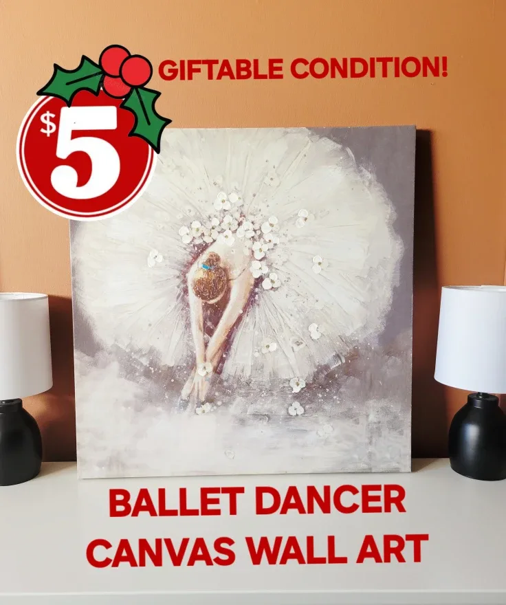 Ballet Dancer Canvas Wall Art