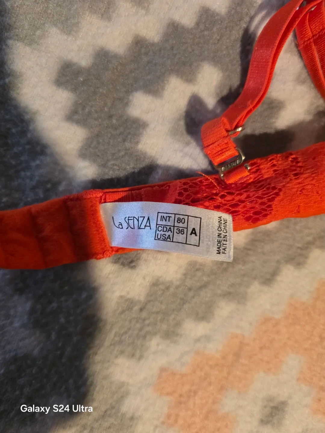 La Senza Orange Bra - Size 36A image indicator(3)