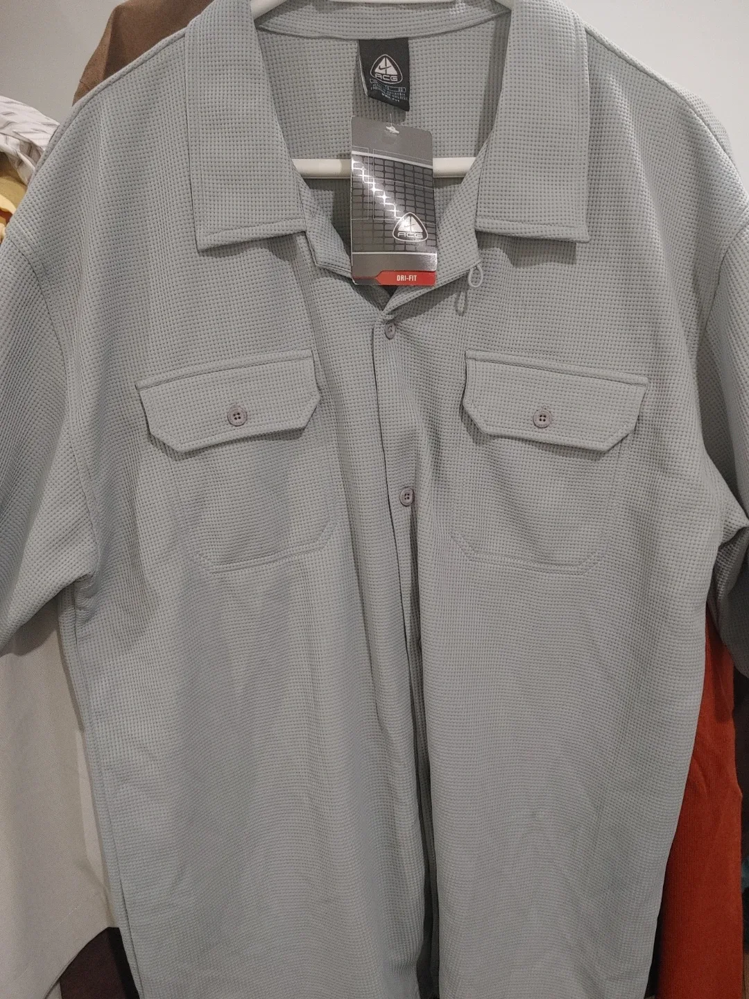 🧡BRAND NEW NIKE ACG CAMP HIKE CASUAL SHIRT MENS SIZE XL image indicator(2)