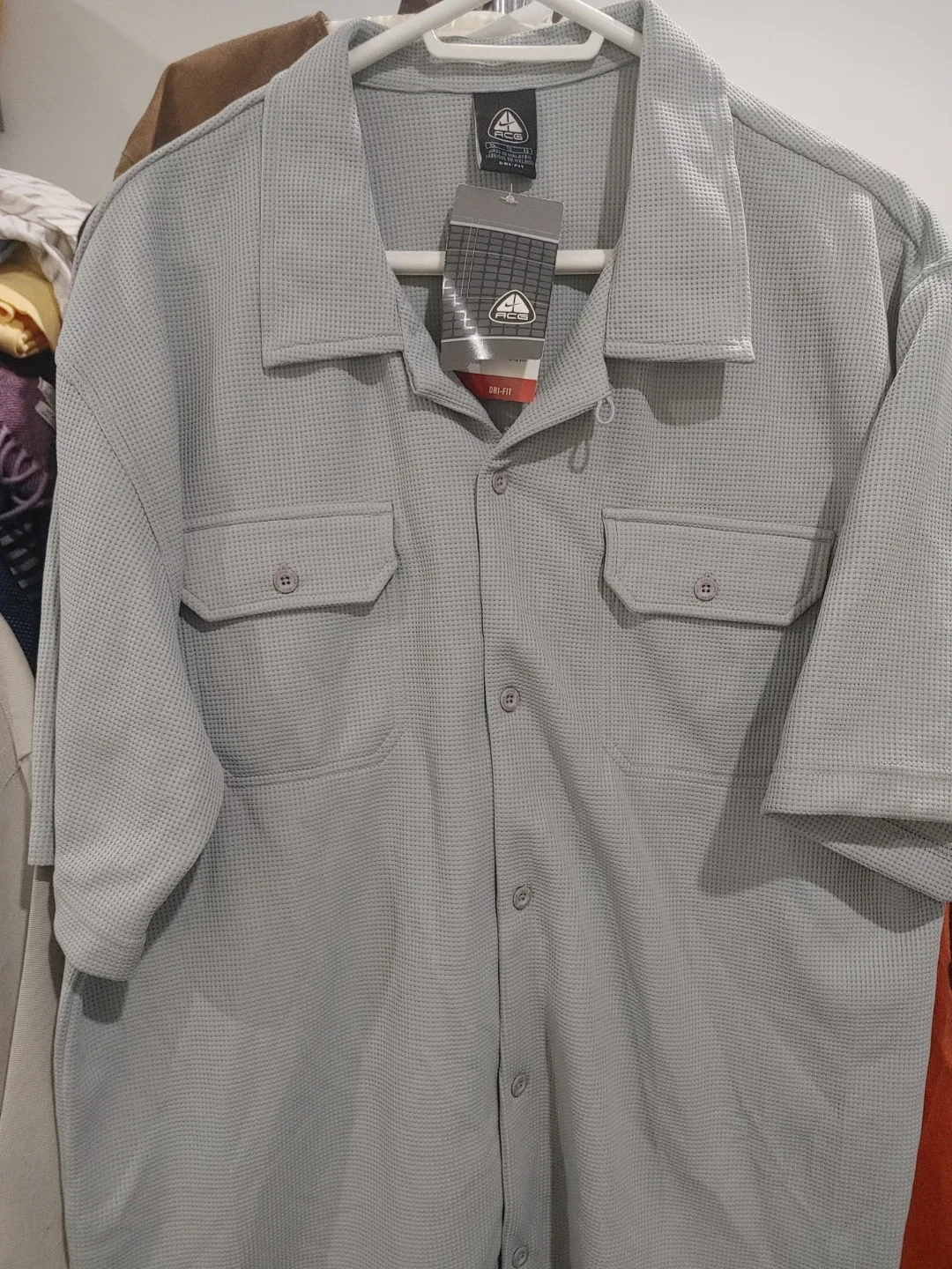 🧡BRAND NEW NIKE ACG CAMP HIKE CASUAL SHIRT MENS SIZE XL image indicator(4)